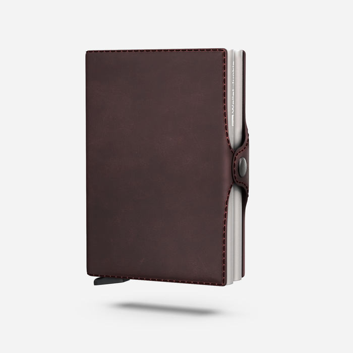 Double Pop Up Wallet Genuine Leather